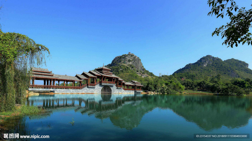 花花大世界 风雨桥 青山绿水