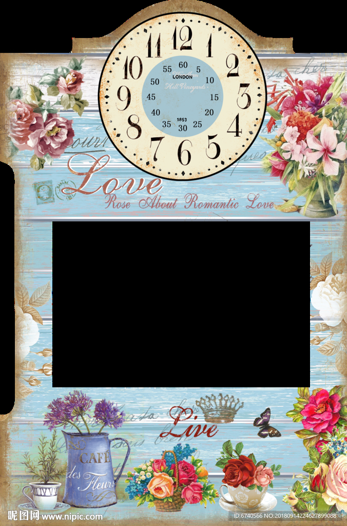 异形钟面设计 欧美风钟面 工艺