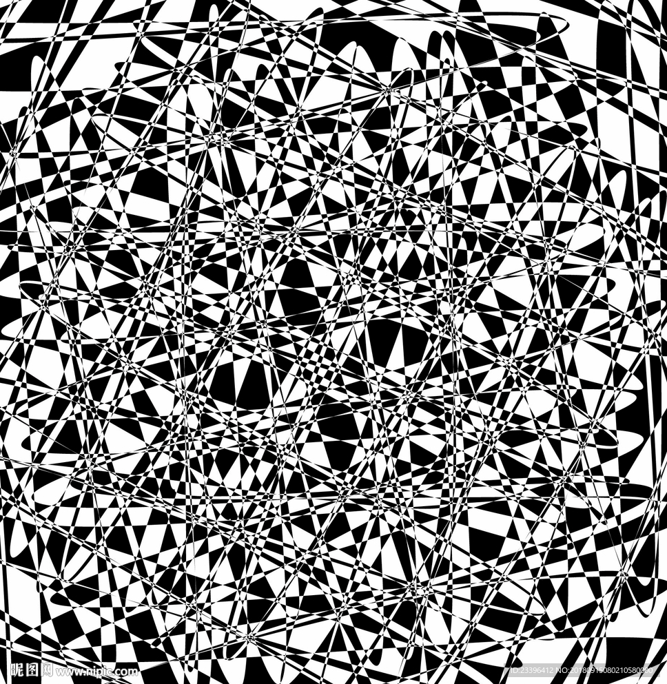 不规则几何图案