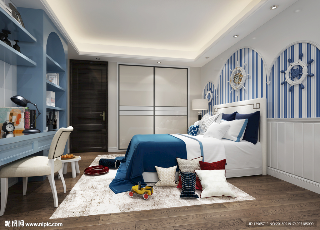 地中海风格卧室