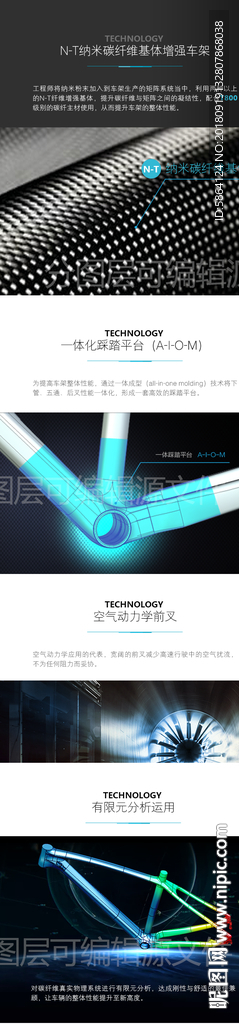 自行车淘宝京东全屏首页装修海报