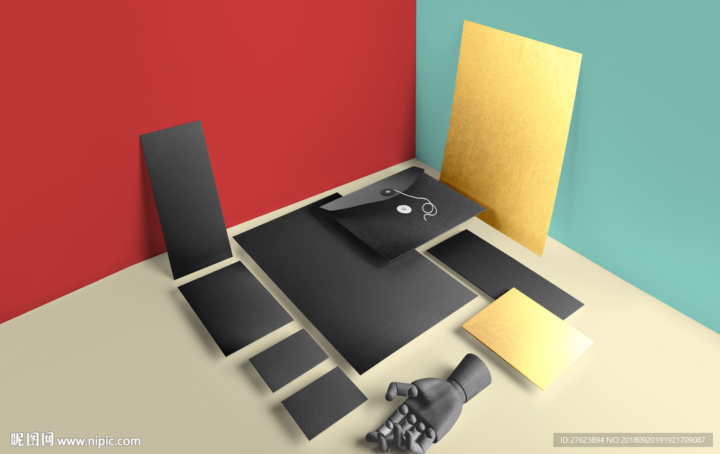 办公用品样机贴图模板