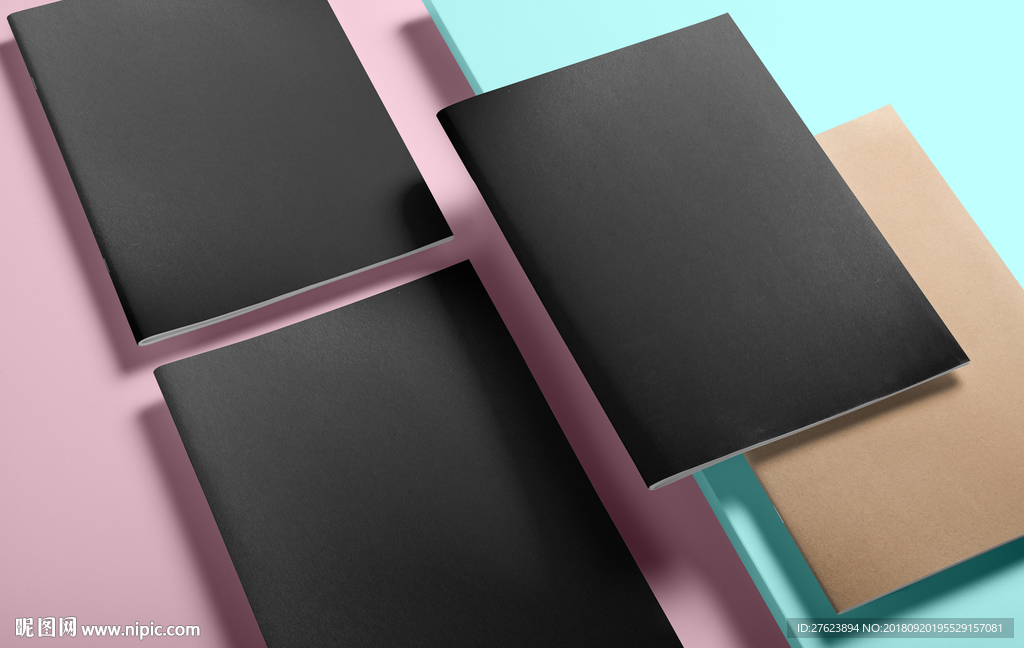 高清画册杂志样机贴图模板