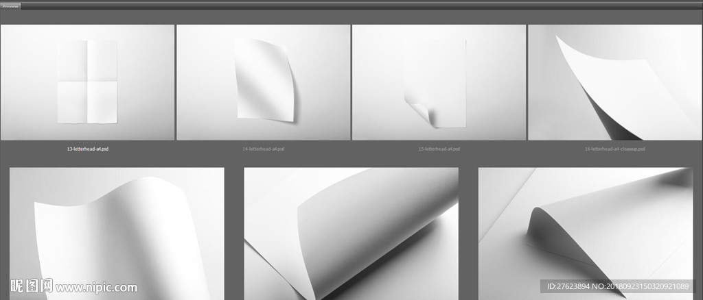 高清画册杂志样机贴图模板