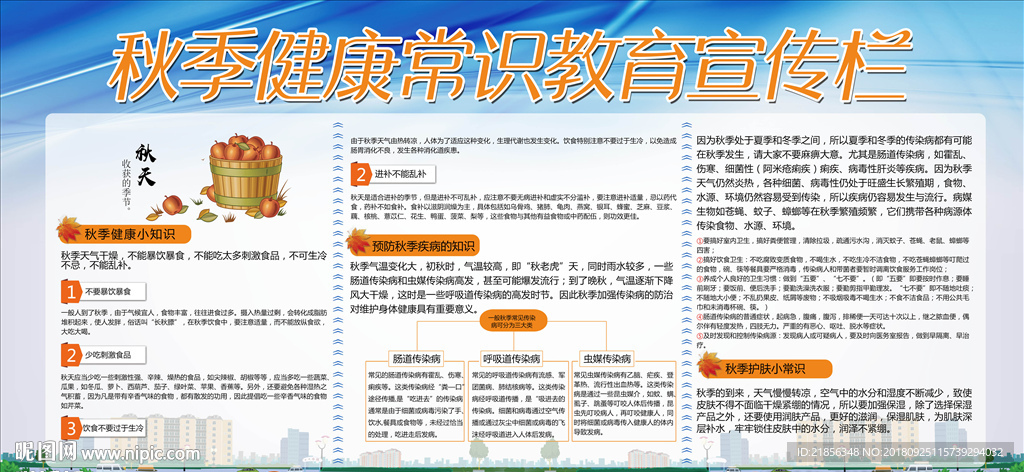 健康教育宣传栏展板