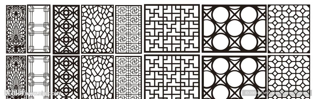 镂空图案 镂空雕花 雕花 窗花