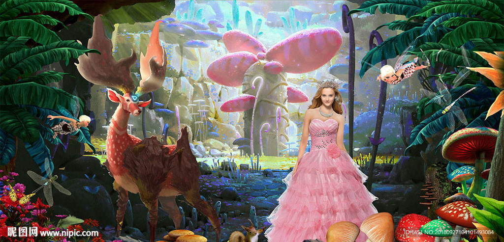 童话风婚纱写真