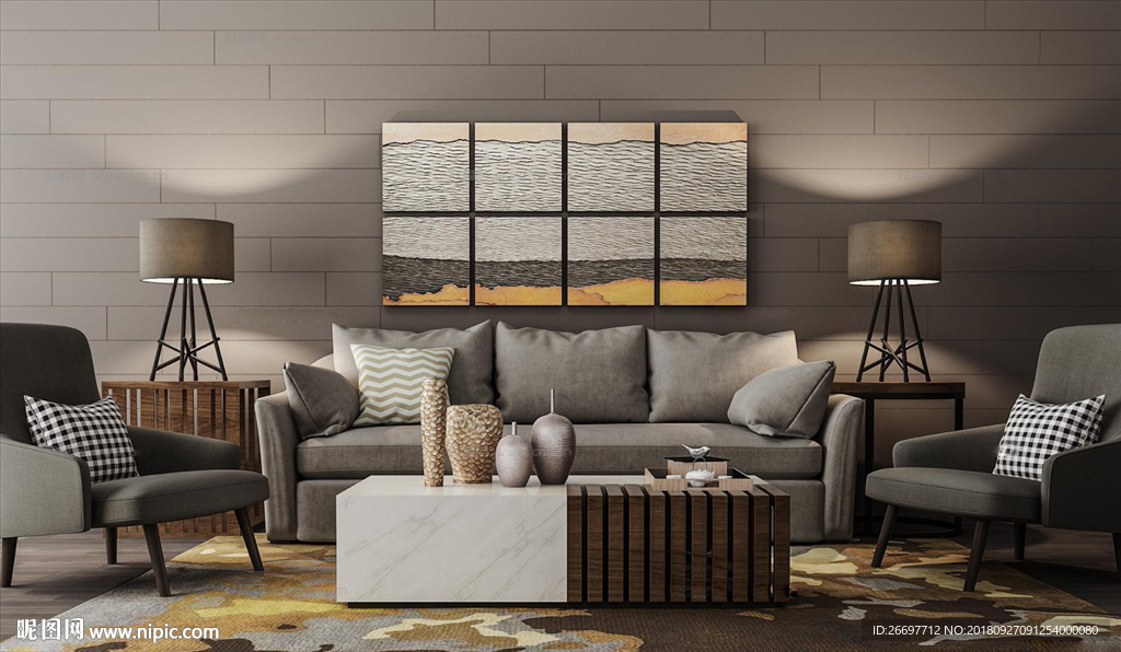 软装  客厅  中式 风格