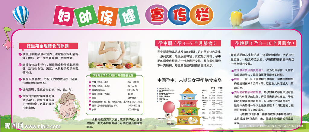 妇幼保健宣传栏
