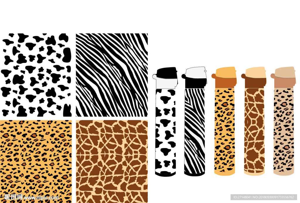 瘦身杯-动物纹理