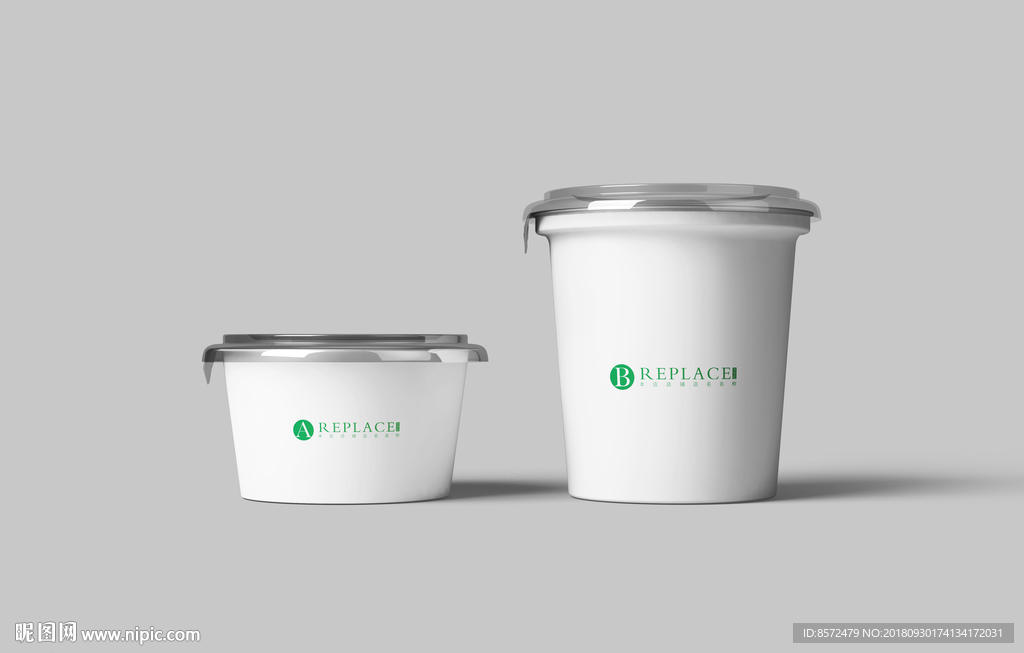 冰激凌包装盒样机