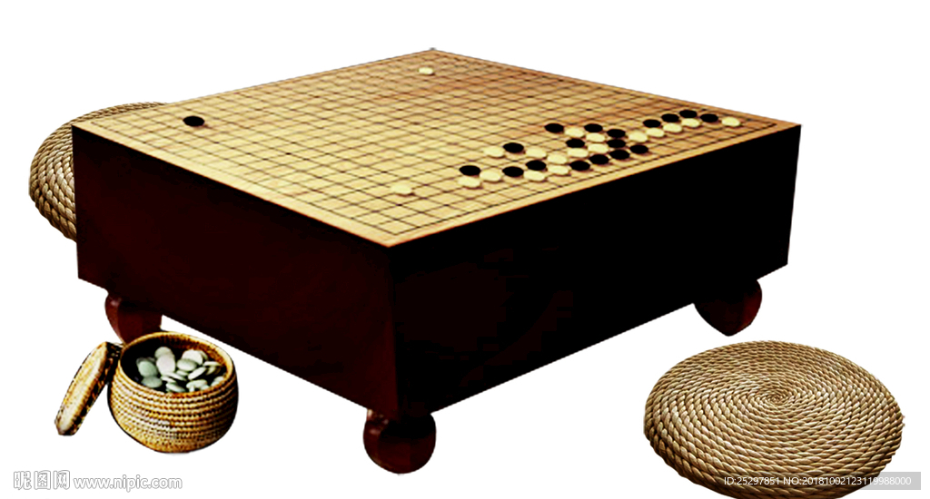围棋 棋盘  广告素材