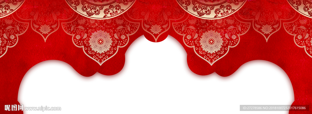 婚礼主背景镂空效果