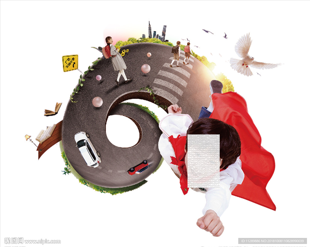 地产学区房元素