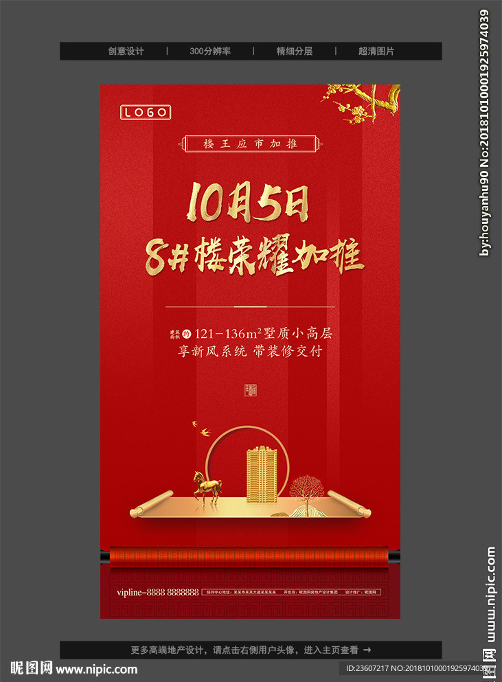 地产红色开盘加推微信稿