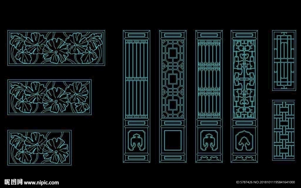 古建筑门窗及花园围墙
