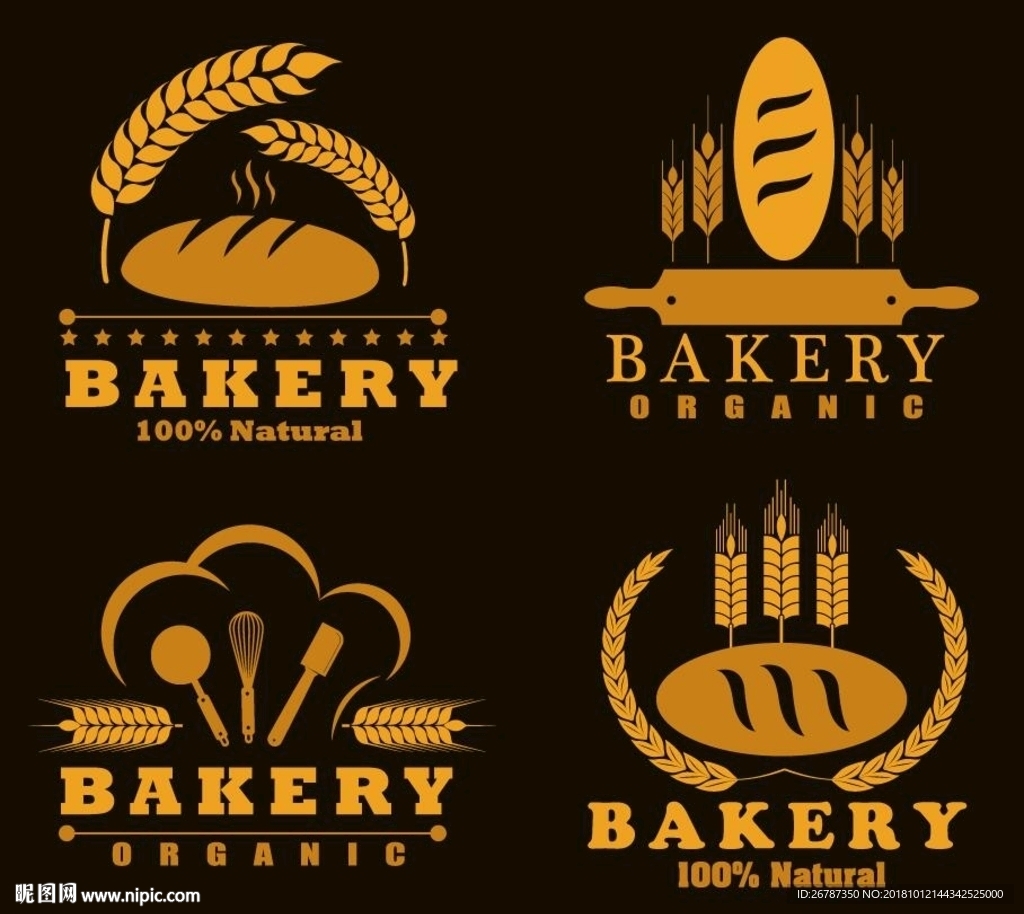 欧式面包房图标