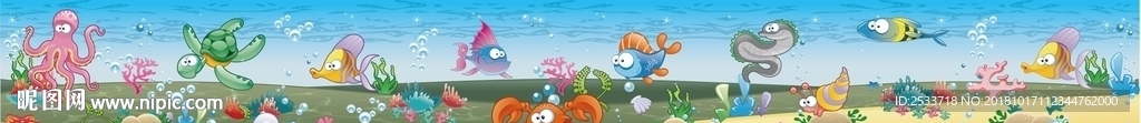 海洋主题墙纸背景
