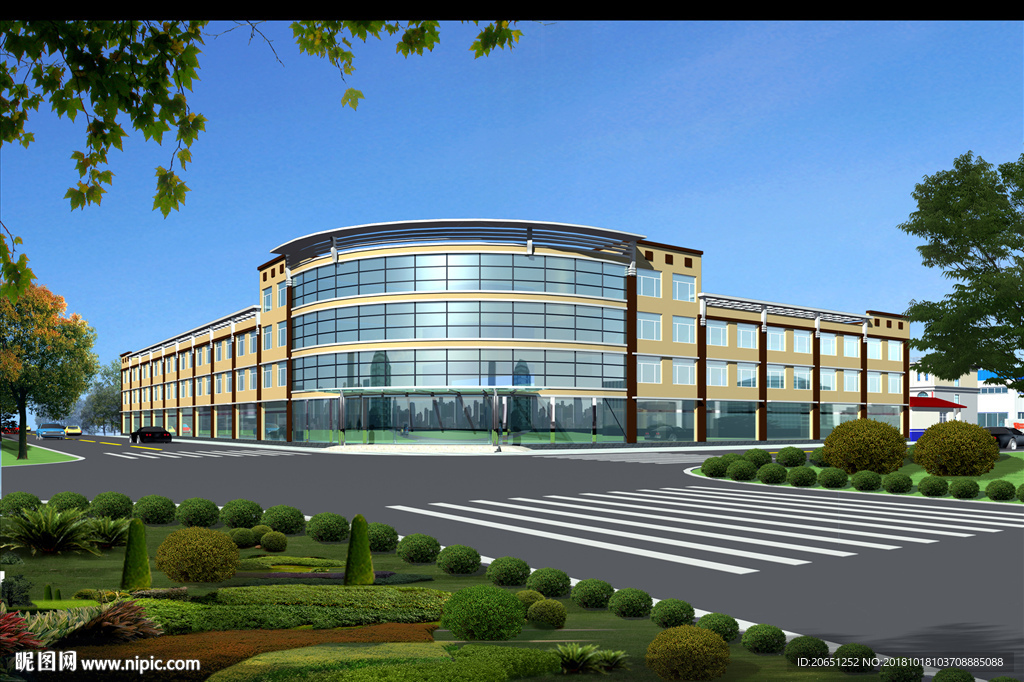 【效果图】转角楼