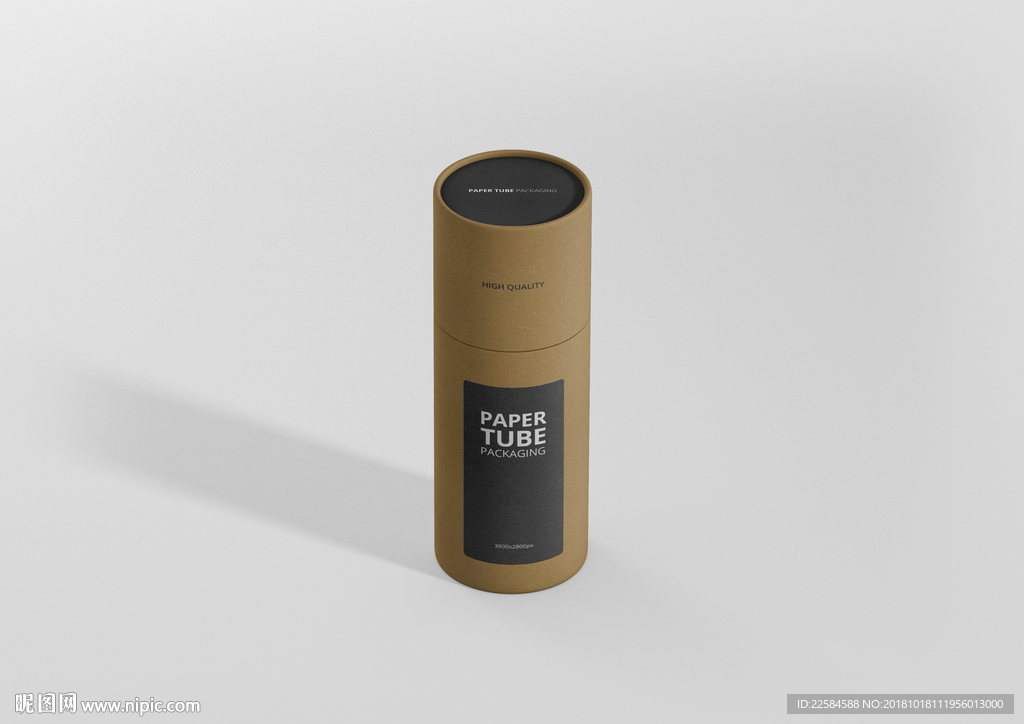 圆柱形纸质包装盒子