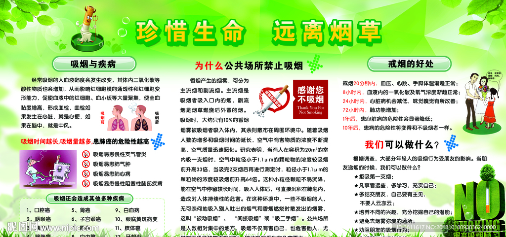 珍惜生命 远离烟草