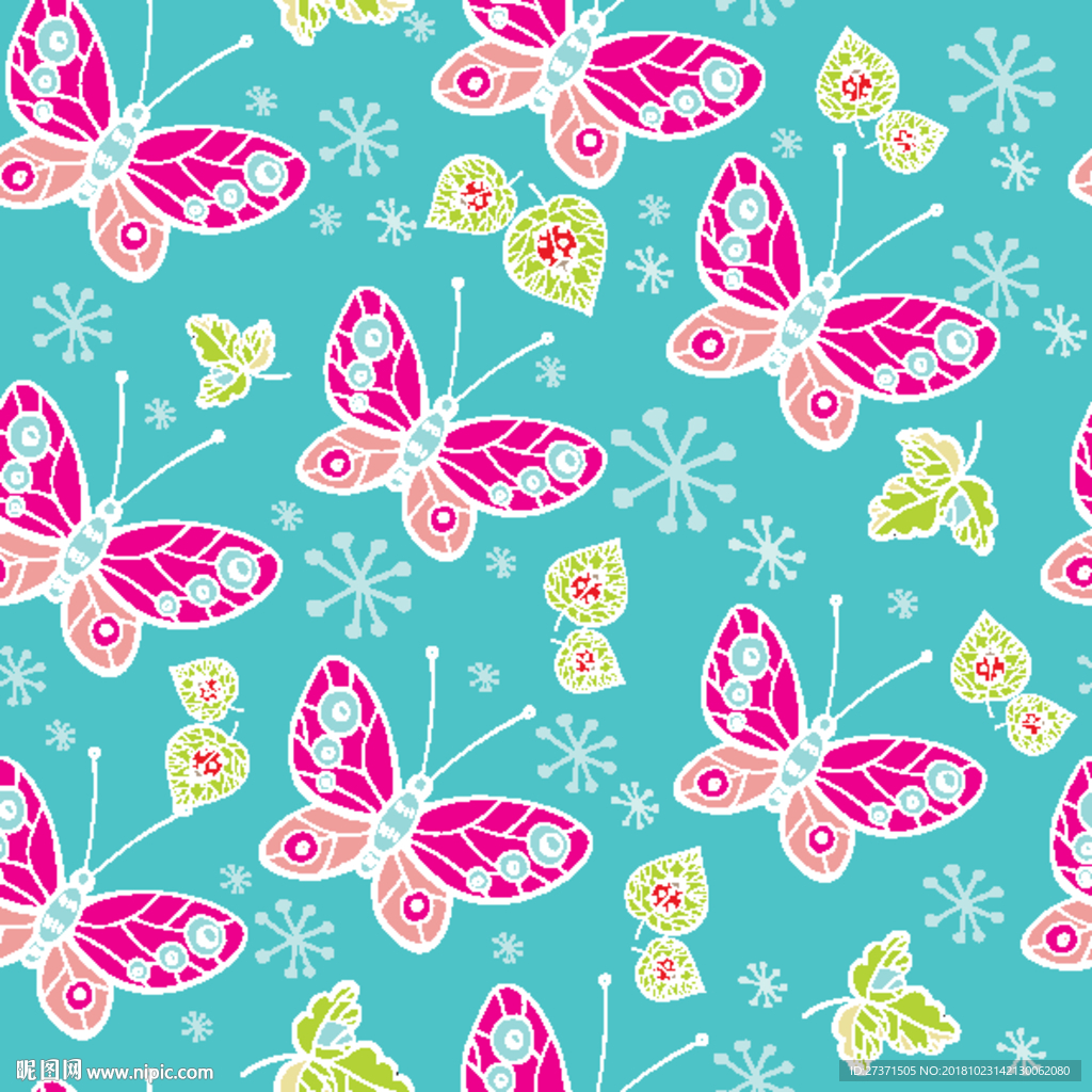 蝴蝶AI矢量图图片