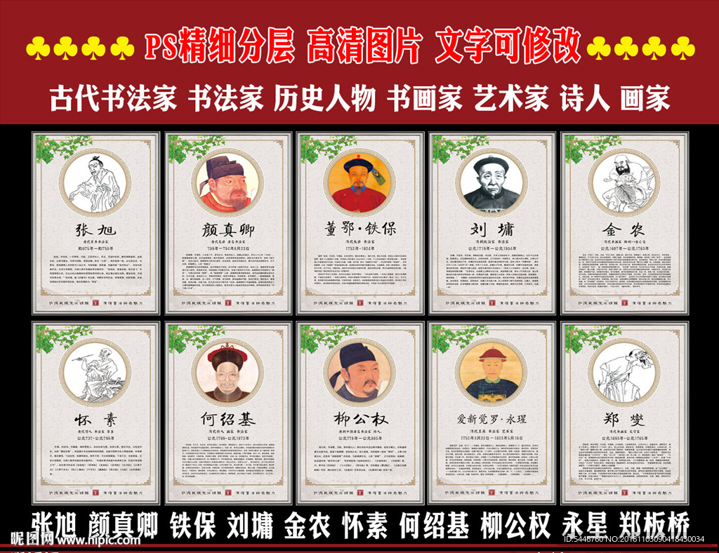 中国古代书法家