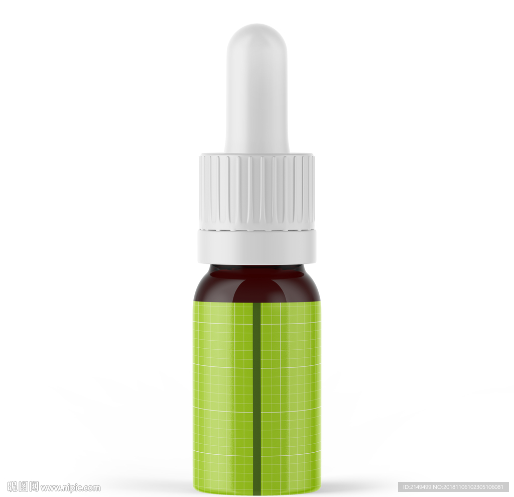 滴眼液瓶贴样机模板