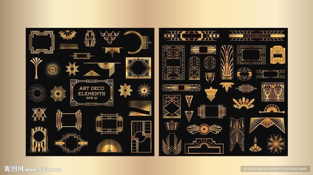 矢量欧美金融街装饰元素系列