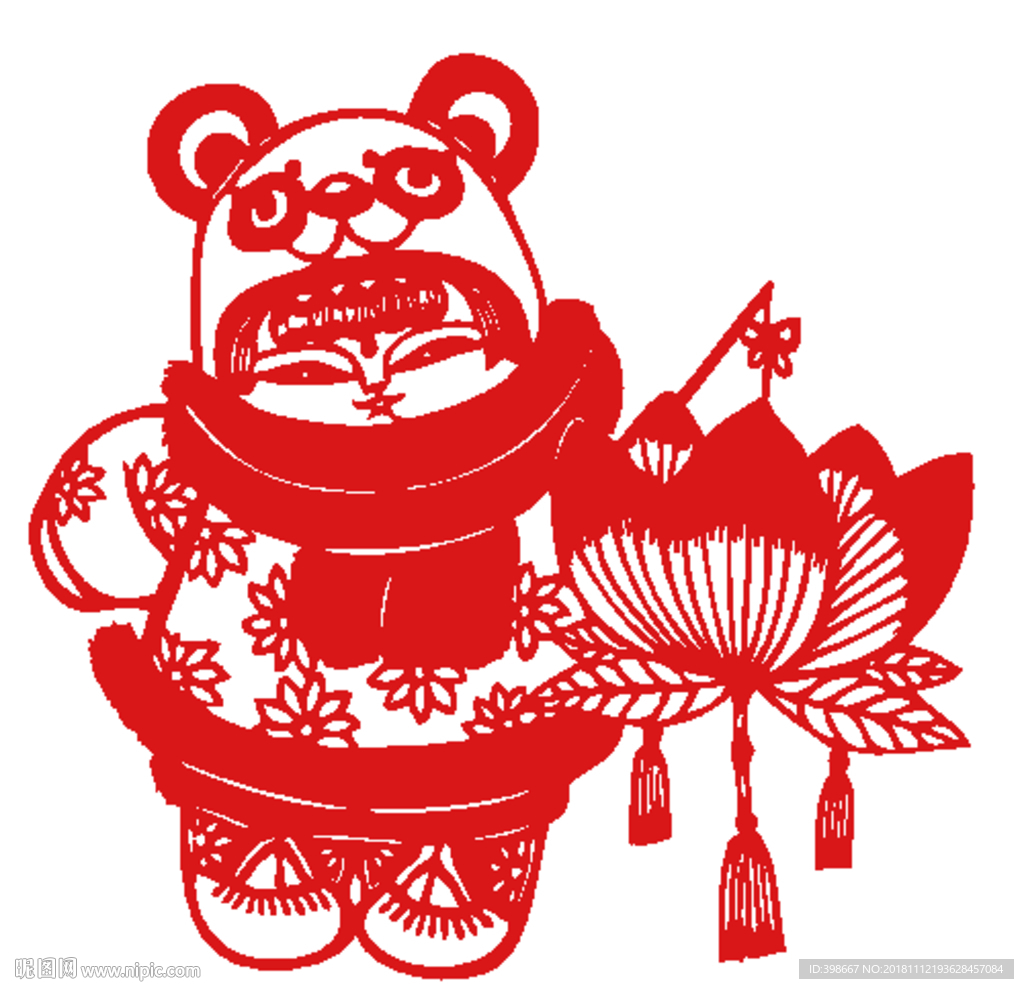 剪纸 窗花 新年窗花 福字 福