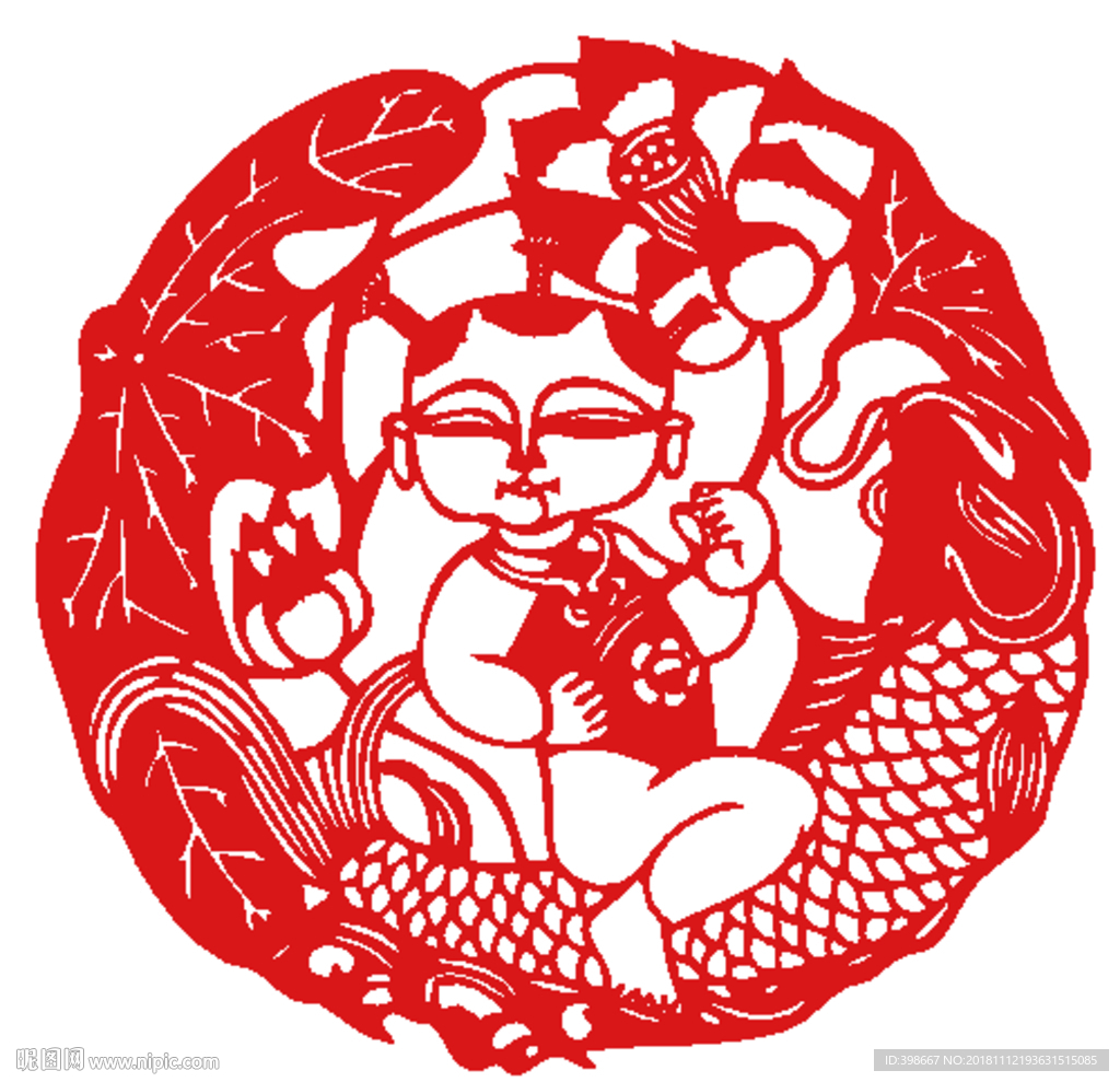 剪纸 窗花 新年窗花 福字 福