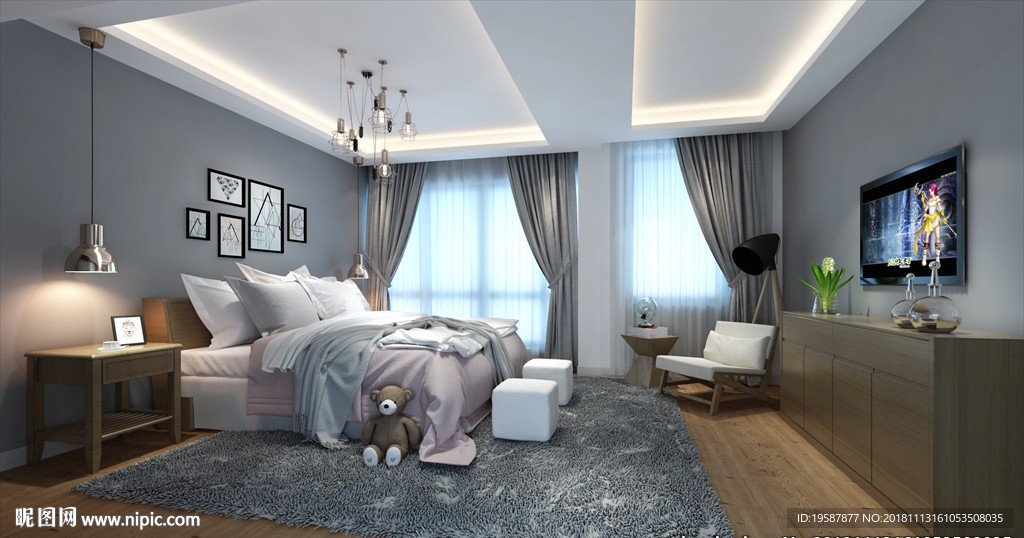 北欧现代儿童房