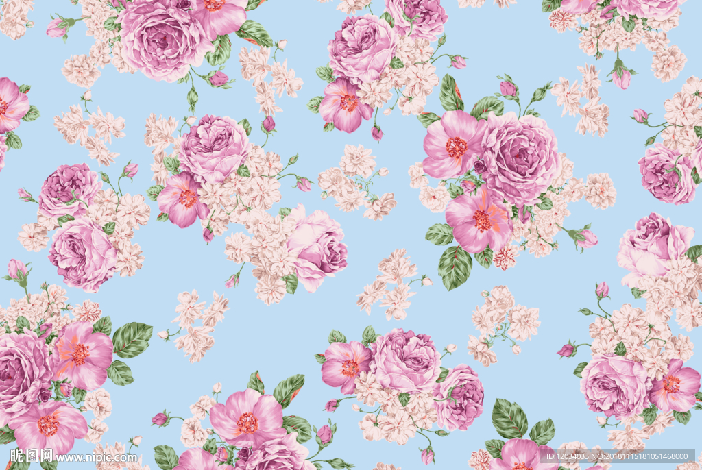 印花图案 家纺花型