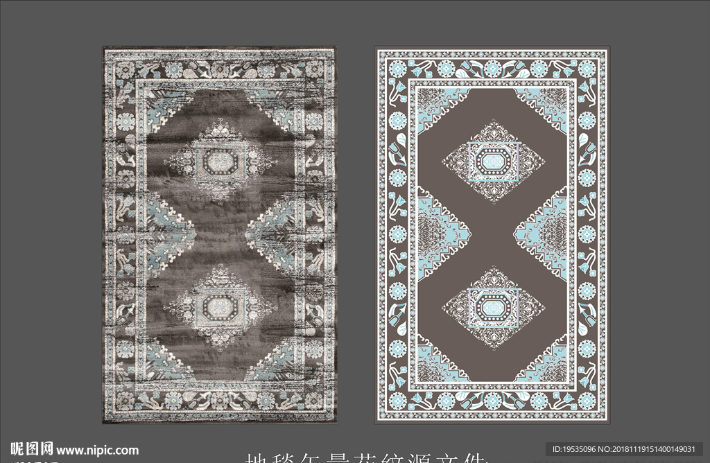 地毯花纹矢量文件