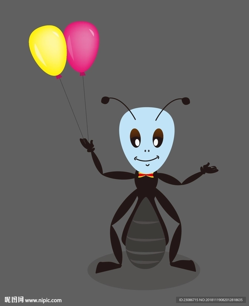 蚂蚁 蚂蚁矢量 手绘蚂蚁