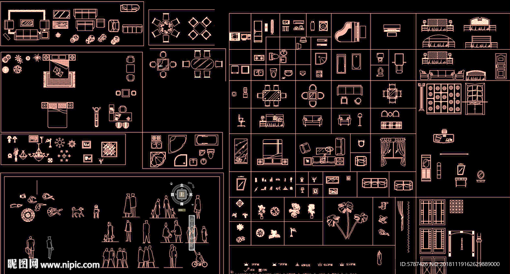 家居装饰CAD素材