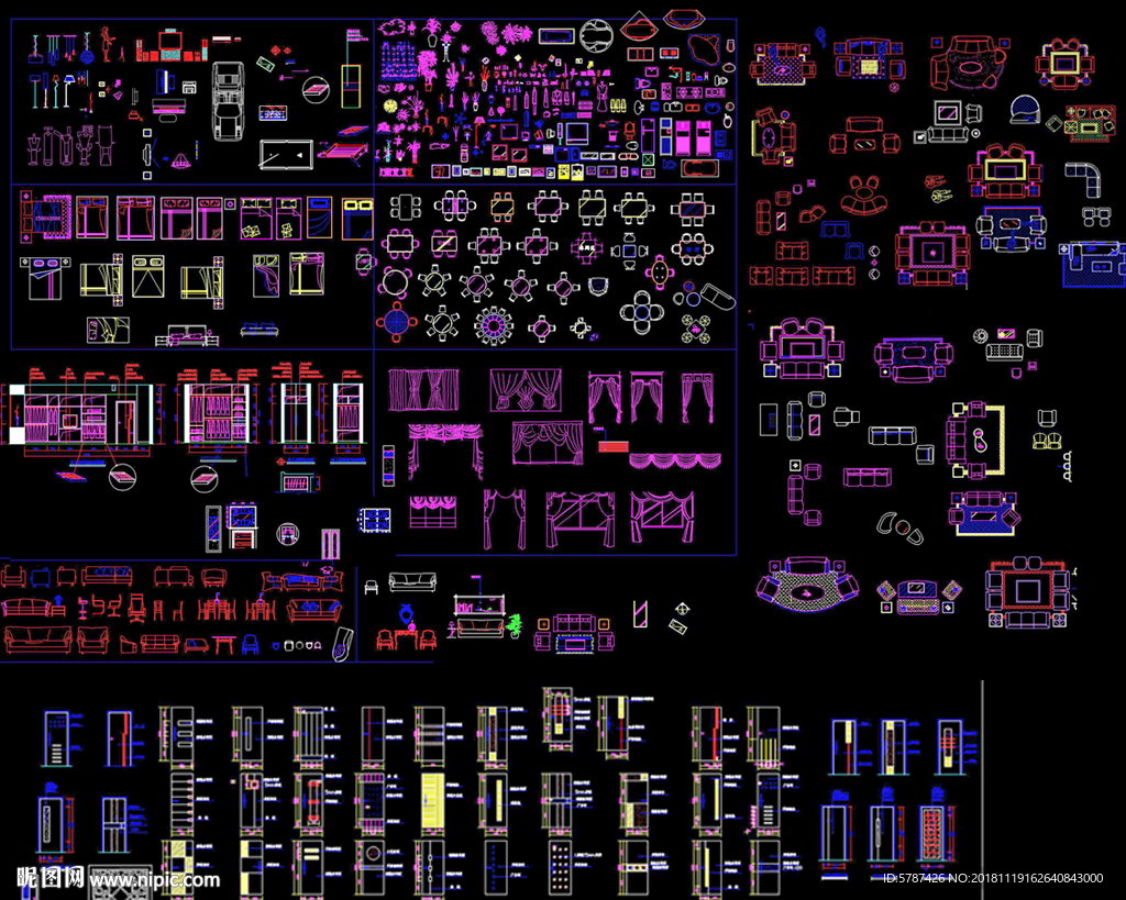 CAD家装素材图库