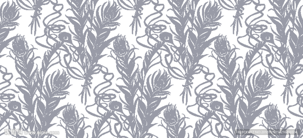 硅藻泥羽毛矢量图