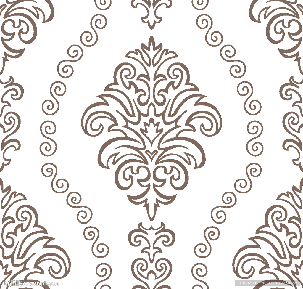 硅藻泥欧式壁纸花图