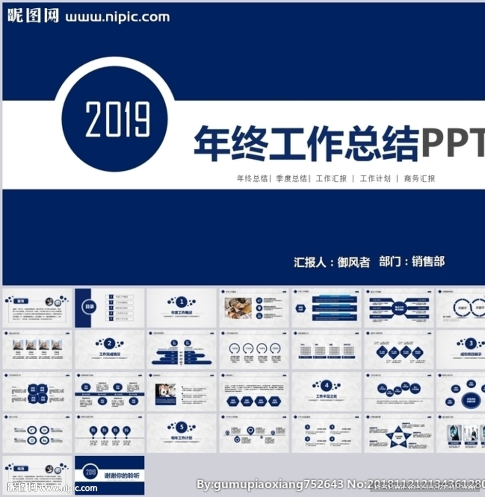 时尚年终总结工作汇报PPT