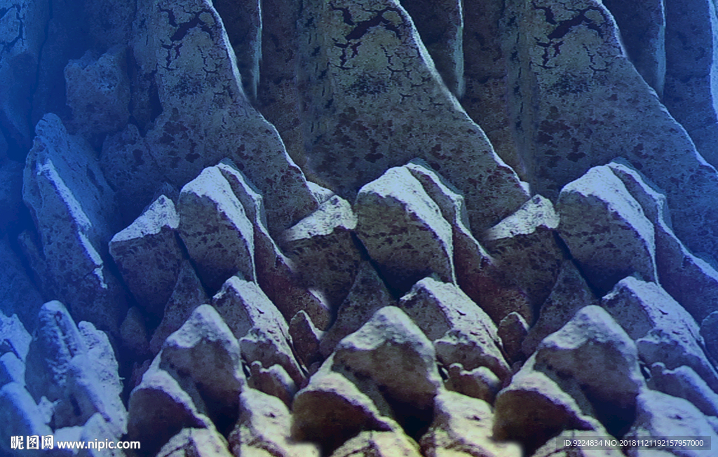 石鱼缸背景  3d石头