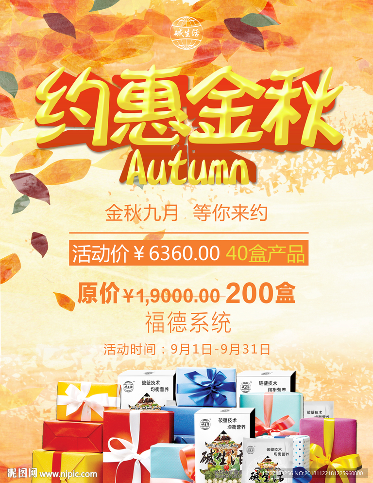 金秋 宣传单