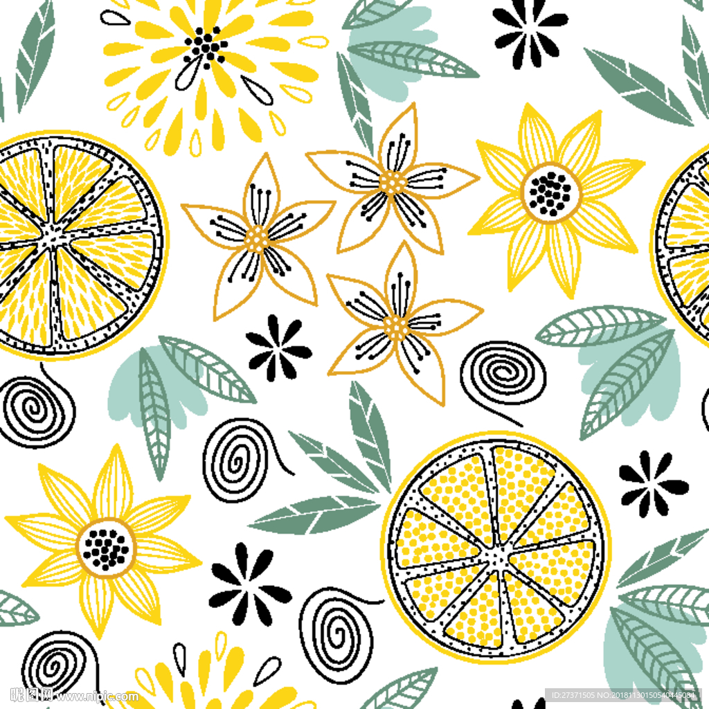 植物花卉底纹素材