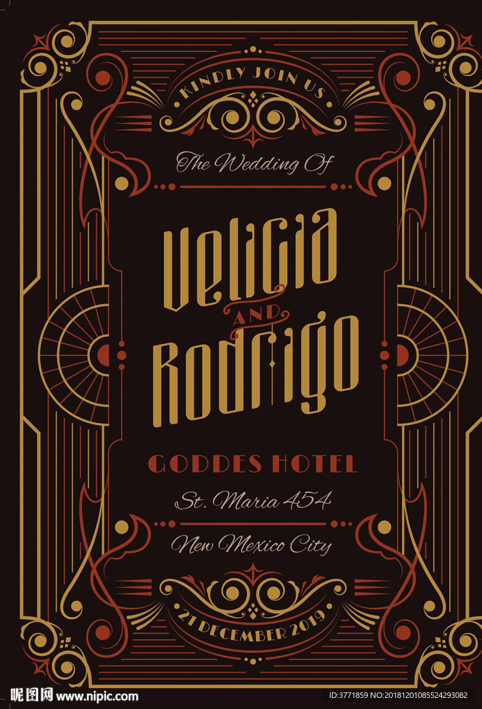 奢华欧式房地产海报设计