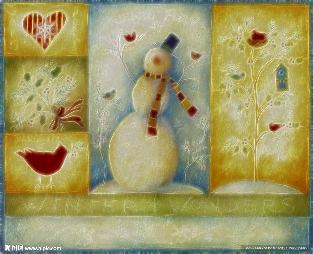 爱的世界装饰画