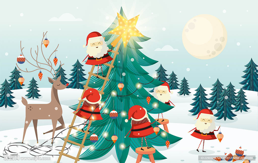 圣诞节插画