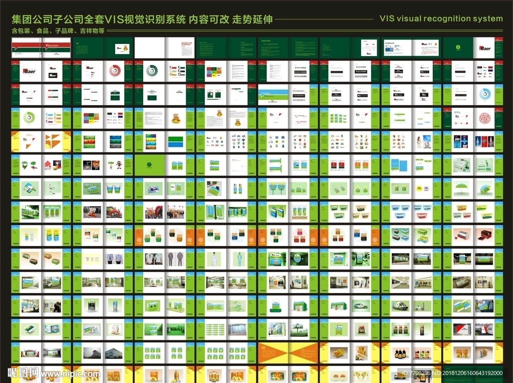 全套VIS视觉识别系统