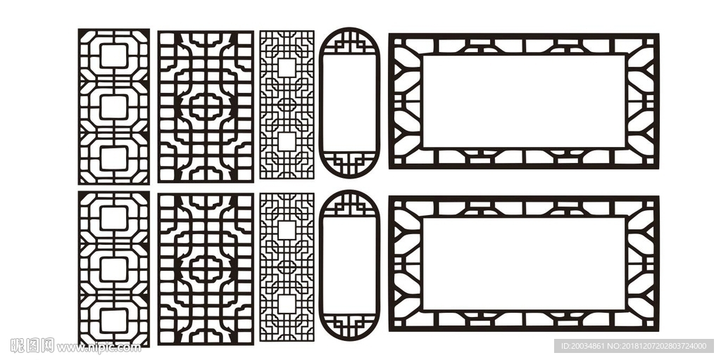 镂空图案 镂空雕花 雕花 窗花
