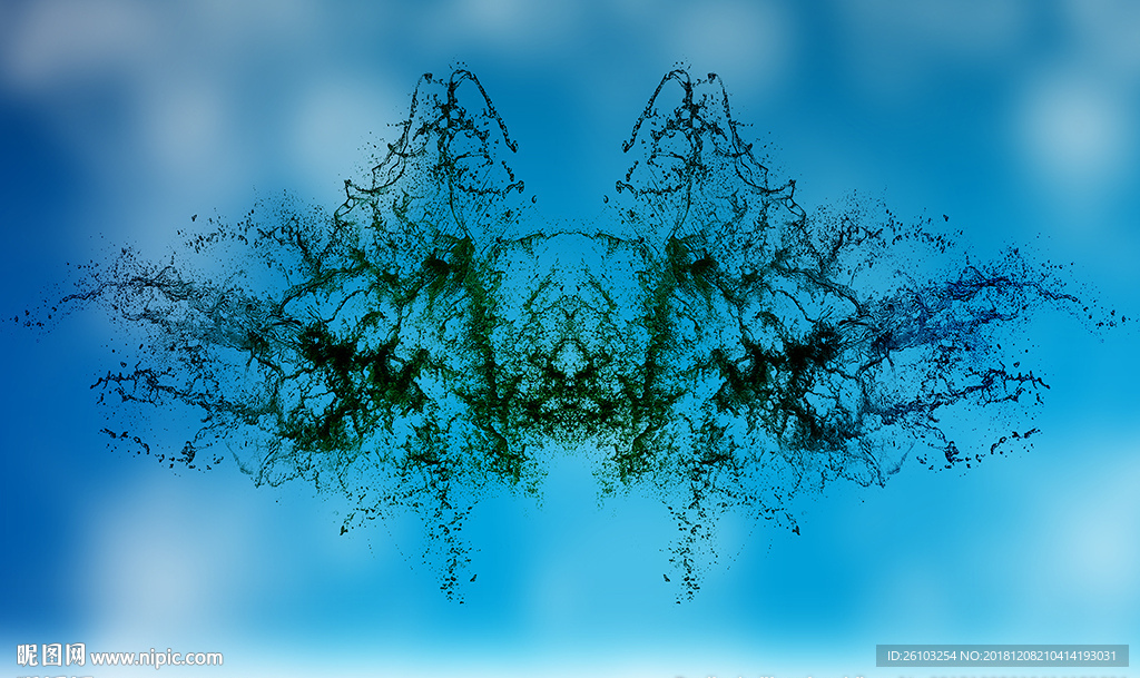 梦幻水纹曲线电视背景墙