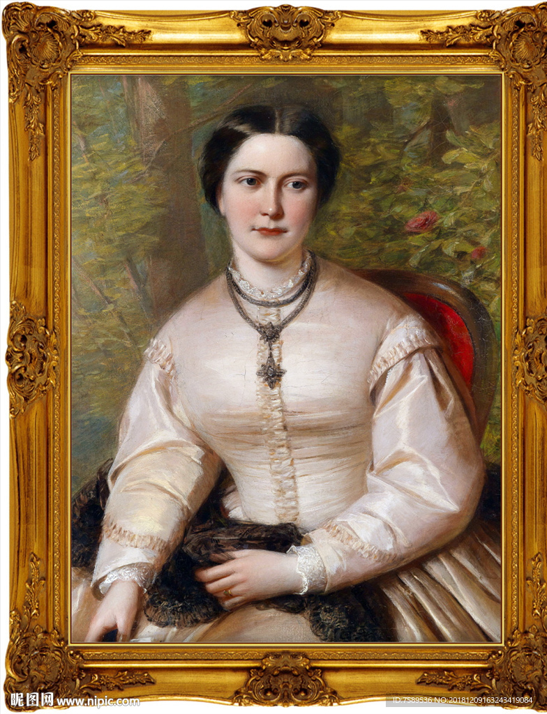 高清巨幅宫廷油画